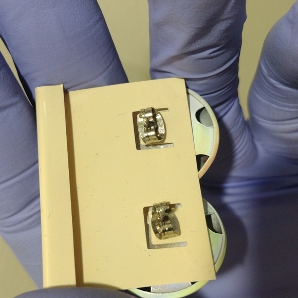 Women's Stunning Colorful Circle Design Stud Earrings, 0.75-inch - Picture 4 of 5